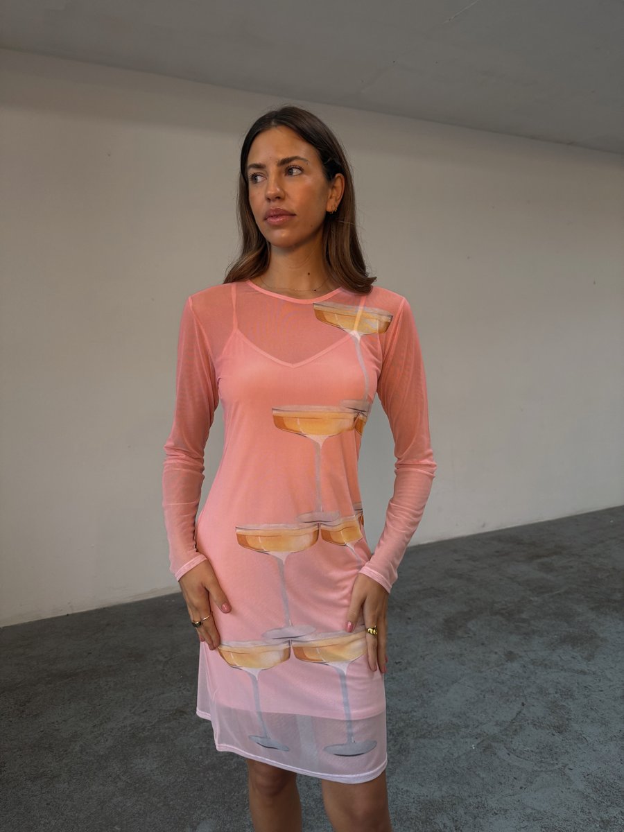 Платье Never Fully Dressed CHAMPAGNE MINI DRESS, Pink
Платье Never Fully Dressed CHAMPAGNE MINI DRESS, Pink