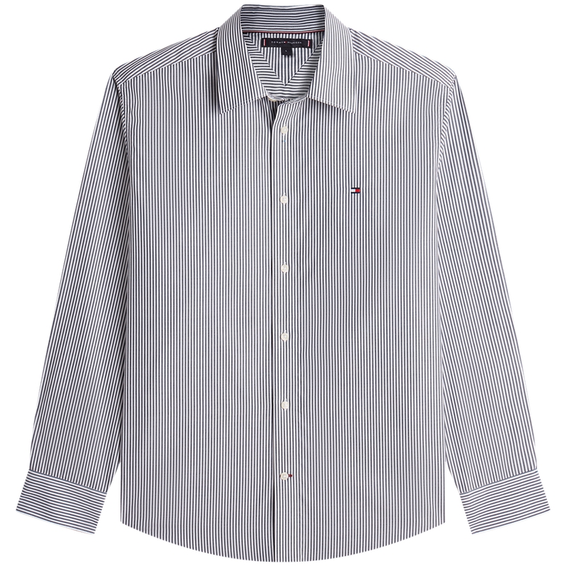 Рубашка мужская Lapel Moderate Others Tommy Hilfiger, темно-синий белый stripes 0a4
Рубашка мужская Lapel Moderate Others Tommy Hilfiger, темно-синий белый stripes 0a4