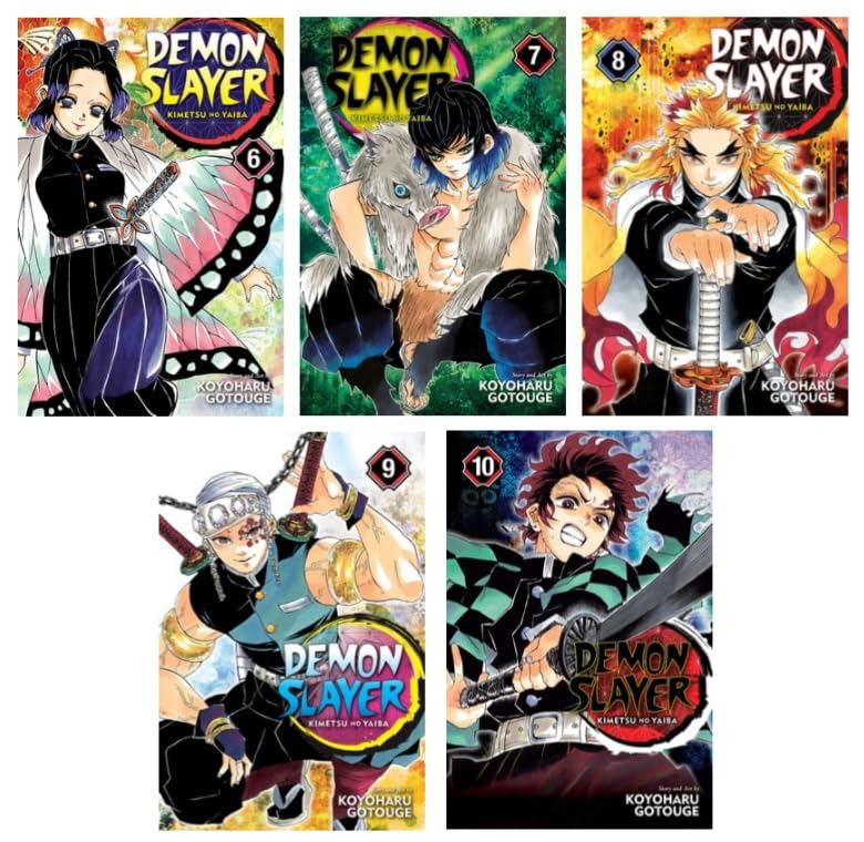 Demon Slayer: Kimetsu no Yaiba Manga Series 5-Book Collection Set II (Vol.6 to Vol.10) - Epic Taisho‑Era Adventure, Family Bond & Demonic Battles Continuous (VIZ Media LLC)
Demon Slayer: Kimetsu no Yaiba Manga Series 5-Book Collection Set II (Vol.6 to Vol.10) - Epic Taisho‑Era Adventure, Family Bond & Demonic Battles Continuous (VIZ Media LLC)