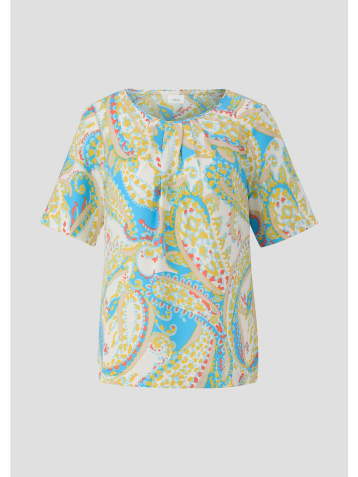 Блуза sOliver BLACK LABEL kurzarm, цвет creme-mehrfarbig
Блуза sOliver BLACK LABEL kurzarm, цвет creme-mehrfarbig