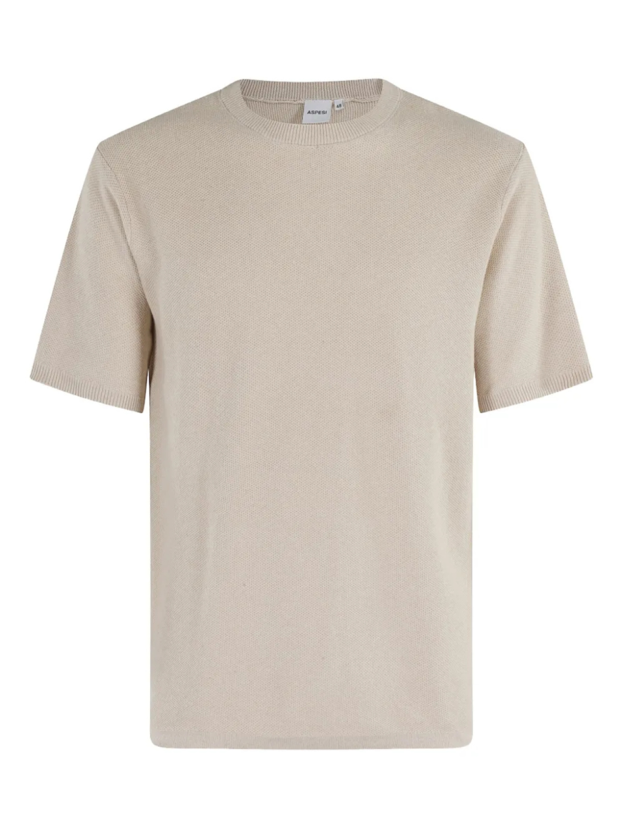 Футболка из трикотажного хлопка ASPESI, нейтральный 
Футболка из трикотажного хлопка ASPESI, нейтральный