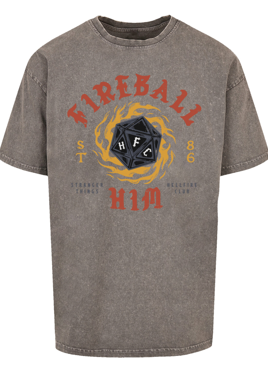 Футболка F4NT4STIC Stranger Things Fireball Dice 86 Netflix TV Series, цвет Asphalt
Футболка F4NT4STIC Stranger Things Fireball Dice 86 Netflix TV Series, цвет Asphalt