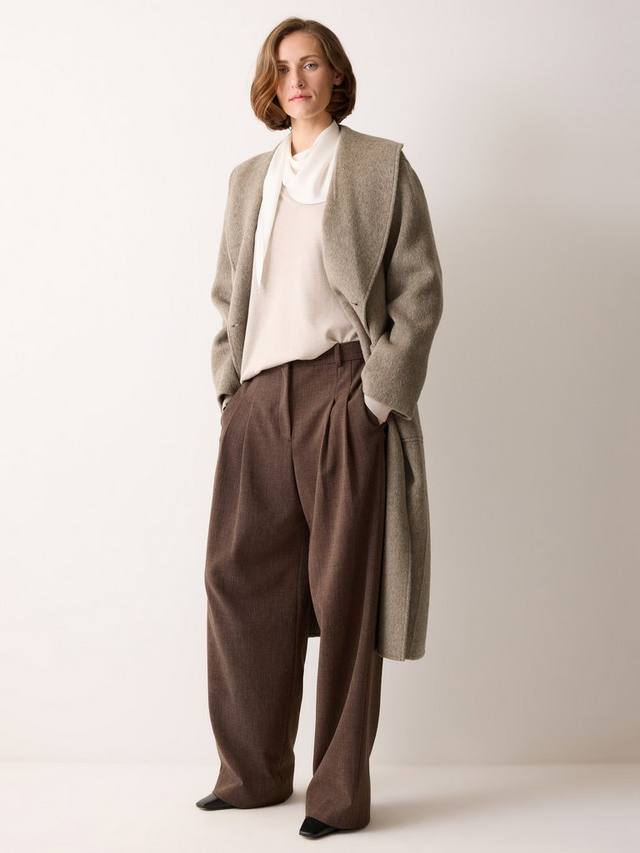 Двустороннее пончо-пальто миди Jigsaw, Taupe
Двустороннее пончо-пальто миди Jigsaw, Taupe