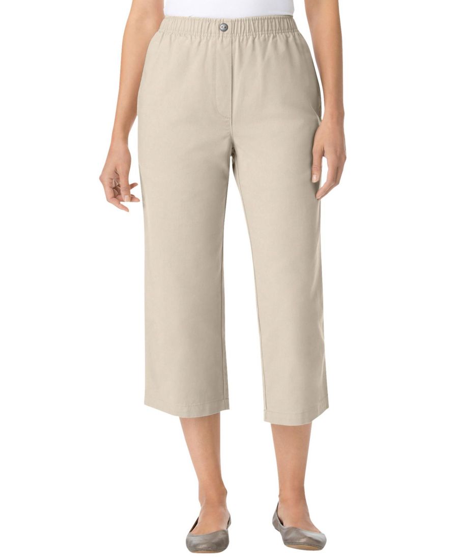 Женские джинсы-капри Within 7-Day из хлопка с эластичным поясом и застежкой на резинке Woman Within, Natural khaki
Женские джинсы-капри Within 7-Day из хлопка с эластичным поясом и застежкой на резинке Woman Within, Natural khaki