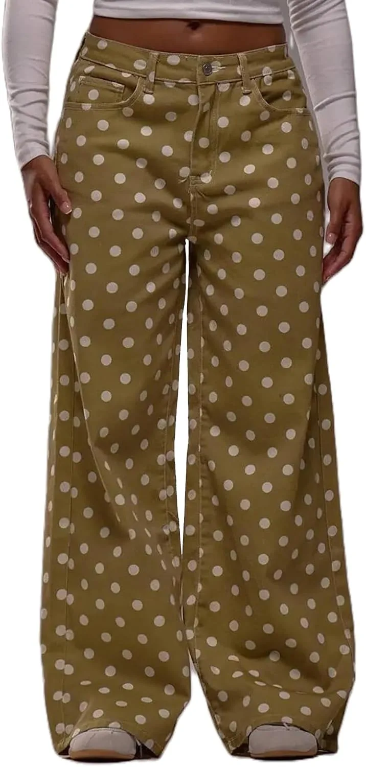 Прямые джинсы Mxiqqpltky в горошек, низкая посадка, широкие
Прямые джинсы Mxiqqpltky в горошек, низкая посадка, широкие