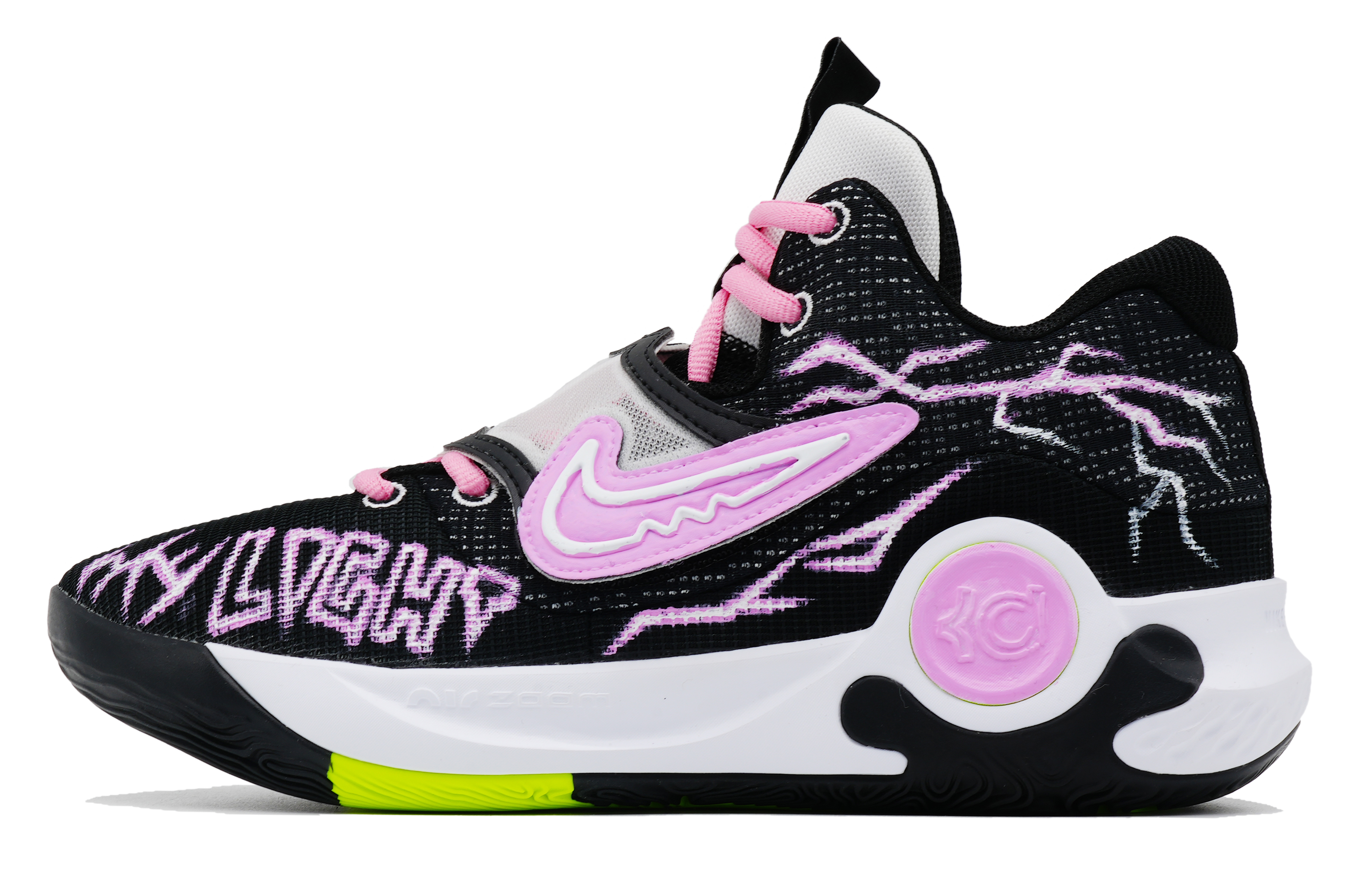 Nike Баскетбольные кроссовки KD Trey 5 X с амортизацией, противоскользящие и износостойкие, низкие, мужские, цвет черный, розовый
Nike Баскетбольные кроссовки KD Trey 5 X с амортизацией, противоскользящие и износостойкие, низкие, мужские, цвет черный, розовый