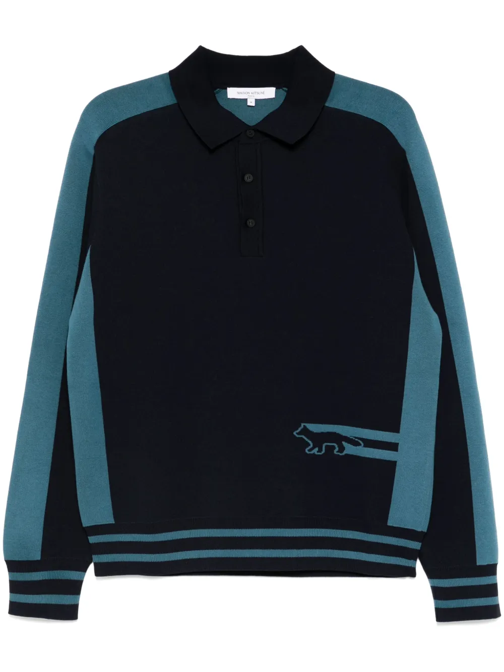 Рубашка поло Flash Fox Maison Kitsuné, синий
Рубашка поло Flash Fox Maison Kitsuné, синий