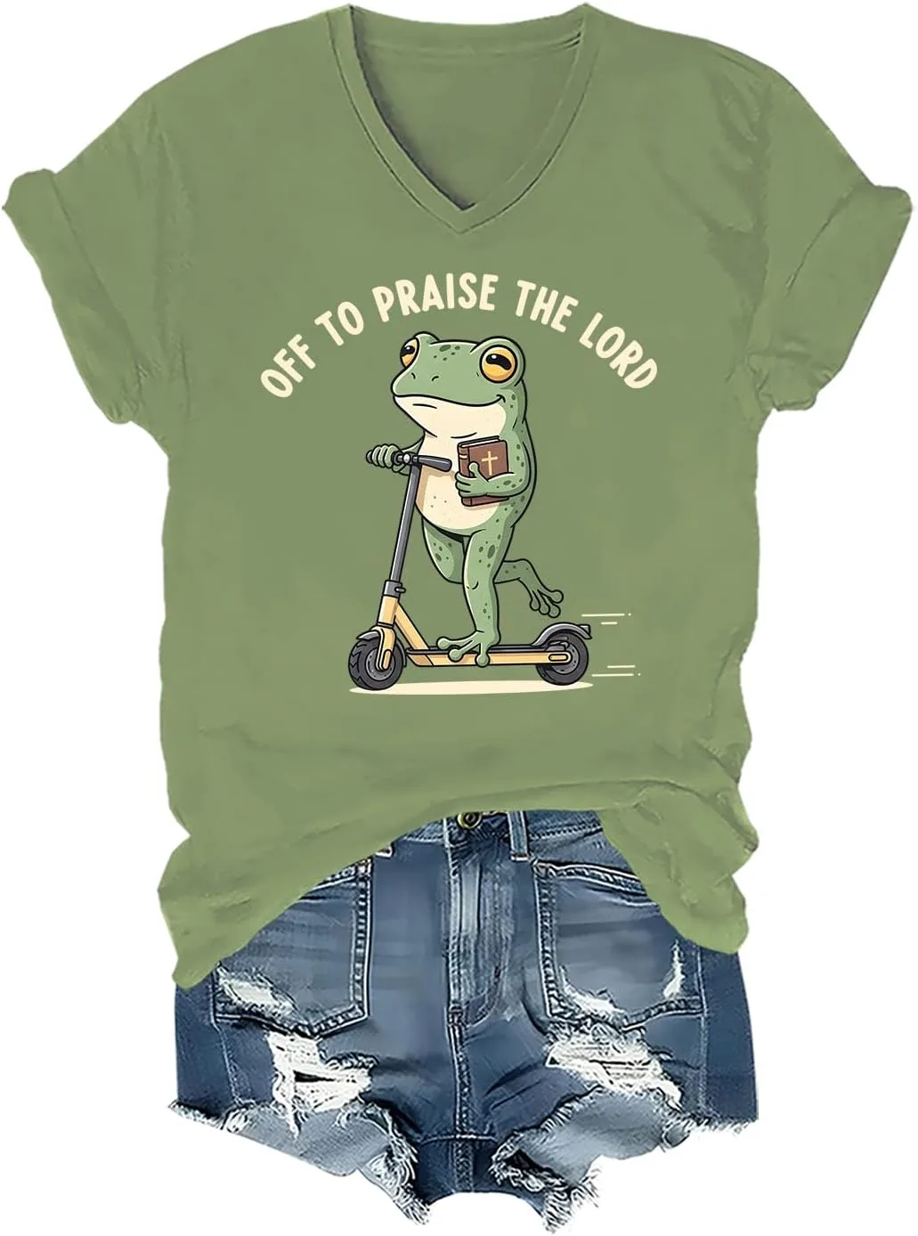 Футболка V-Neck Off to Praise The Lord FITCOFF
Футболка V-Neck Off to Praise The Lord FITCOFF