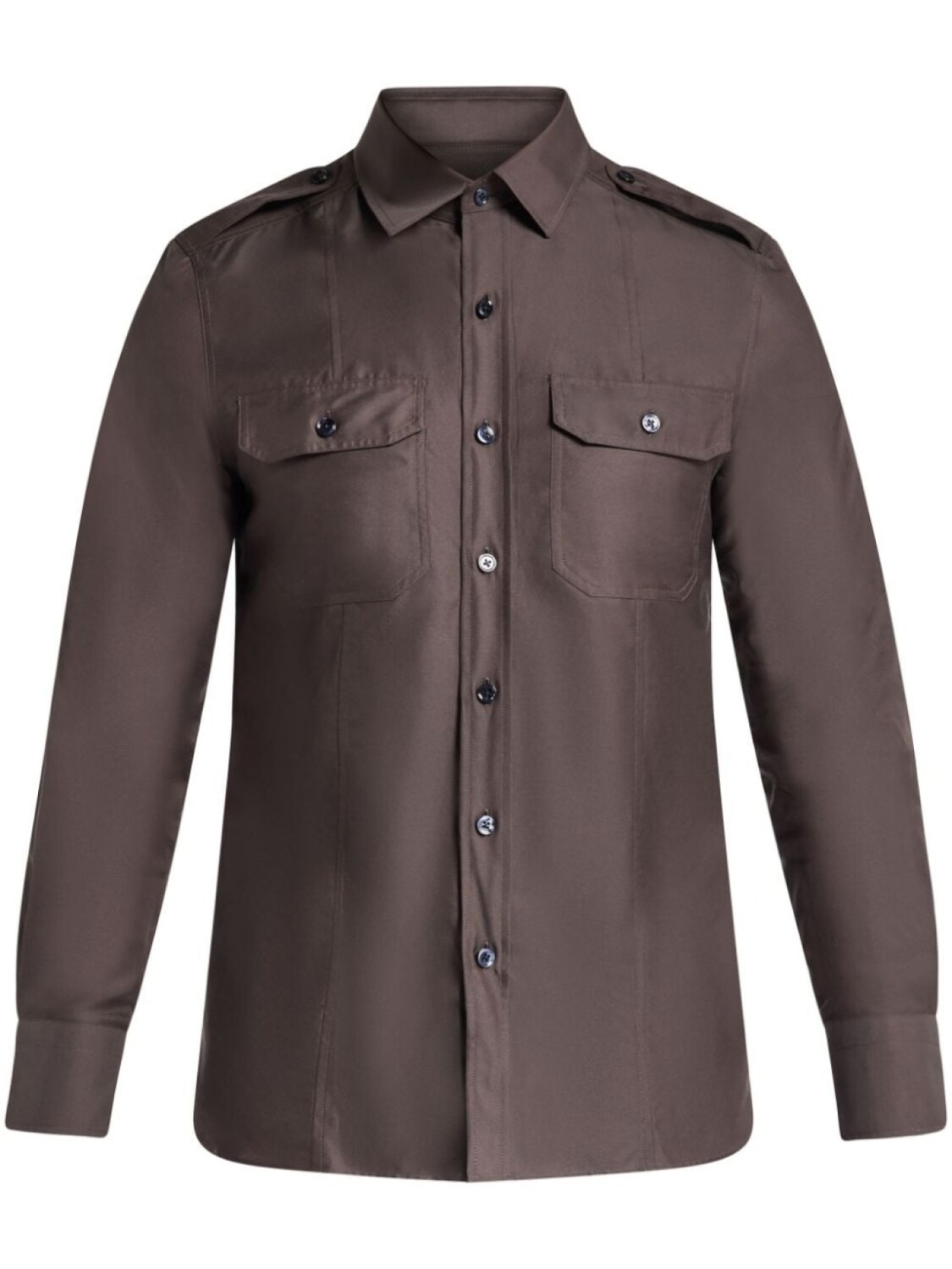 TOM FORD хлопковая рубашка, коричневый
TOM FORD хлопковая рубашка, коричневый