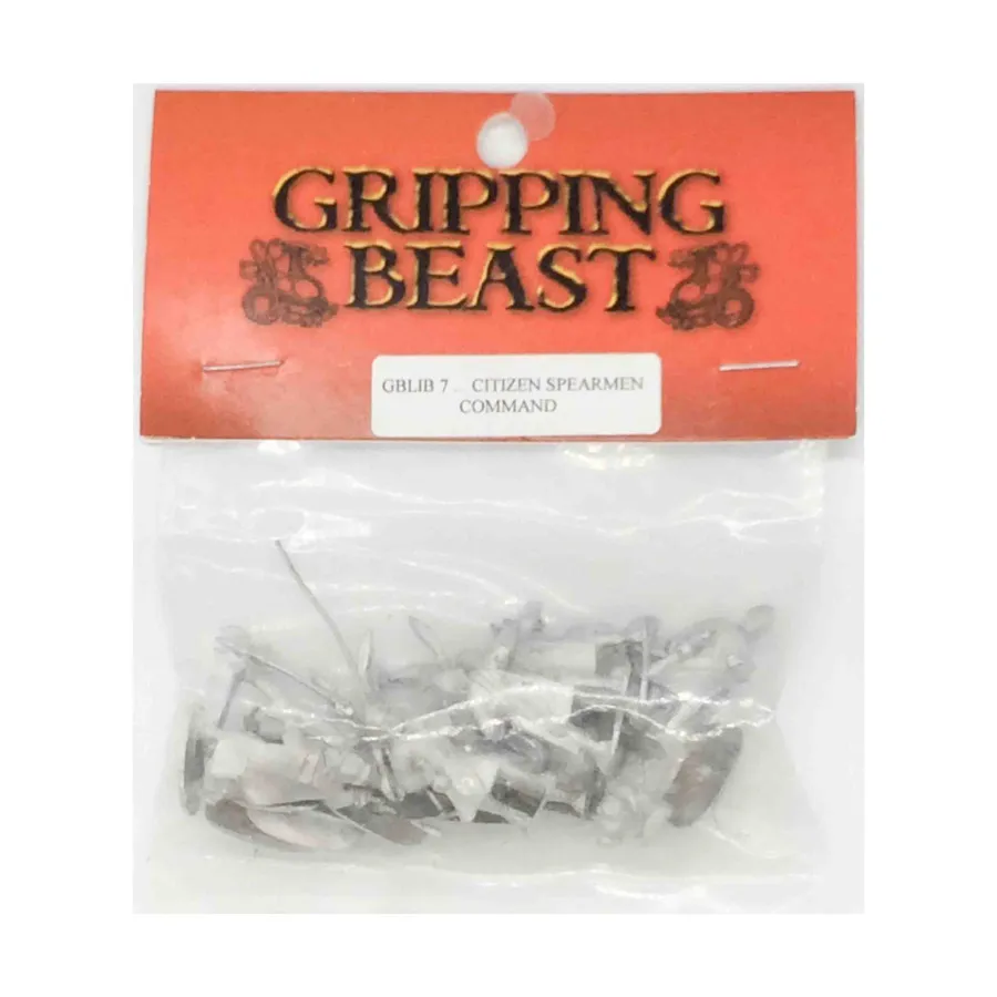 Командование гражданских копейщиков, Gripping Beast Miniatures - Assorted Historical Miniatures (28mm)
Командование гражданских копейщиков, Gripping Beast Miniatures - Assorted Historical Miniatures (28mm)