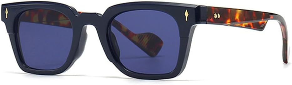 Ретро женские солнцезащитные очки в стиле панк с заклепками, градиентные оттенки, защита от УФ-излучения UV400. Мужские модные темно-синие солнцезащитные очки TYUVIVO, Dark Blue Leopard
Ретро женские солнцезащитные очки в стиле панк с заклепками, градиентные оттенки, защита от УФ-излучения UV400. Мужские модные темно-синие солнцезащитные очки TYUVIVO, Dark Blue Leopard