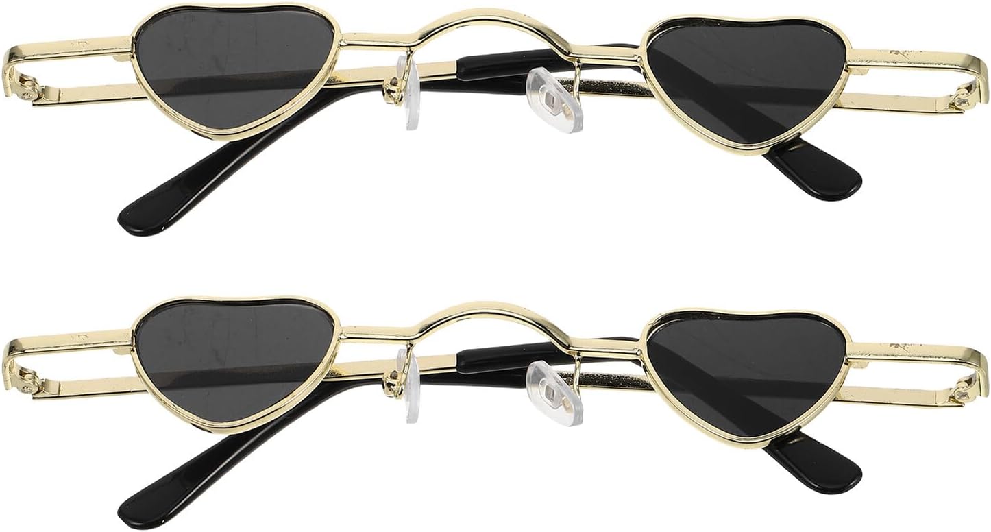 Миниатюрные солнцезащитные очки в форме сердца, металлическая оправа, защита от УФ, стиль хип-хоп, унисекс, для вечеринок, путешествий, повседневности Healeved, черные
Миниатюрные солнцезащитные очки в форме сердца, металлическая оправа, защита от УФ, стиль хип-хоп, унисекс, для вечеринок, путешествий, повседневности Healeved, черные
