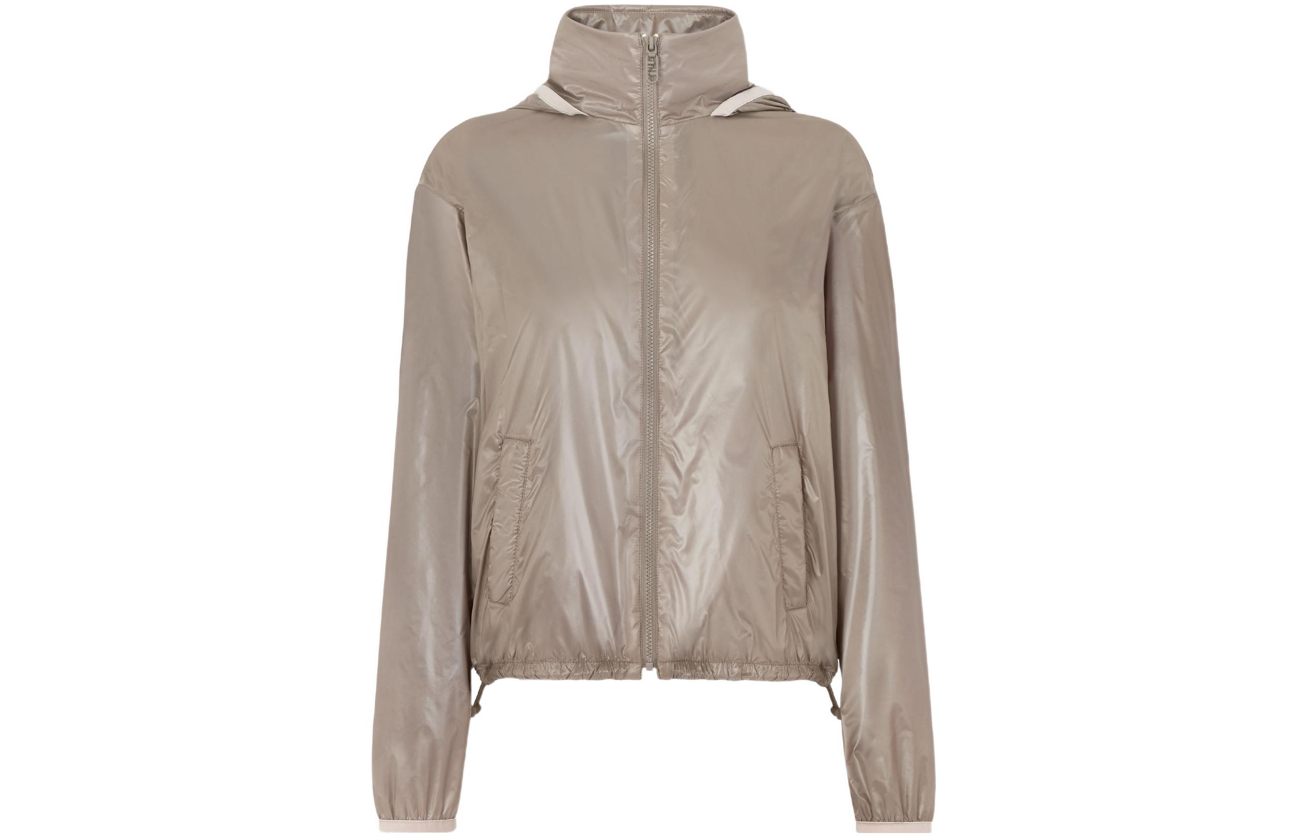 FENDI Куртка-ветровка с капюшоном, Champagne 
FENDI Куртка-ветровка с капюшоном, Champagne