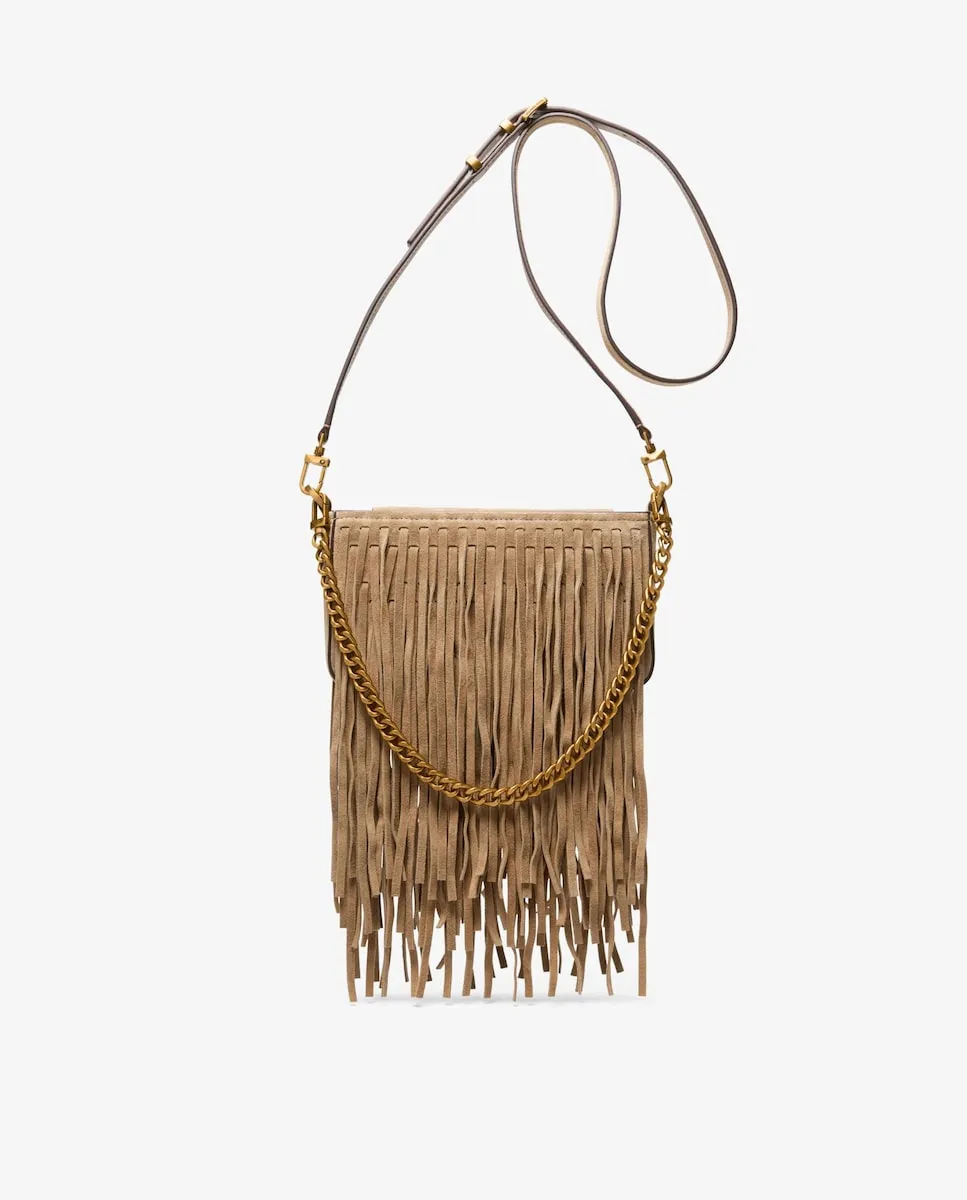 Женская сумка через плечо Bryant небольшого размера из замши с бахромой Michael Michael Kors, карамельный
Женская сумка через плечо Bryant небольшого размера из замши с бахромой Michael Michael Kors, карамельный