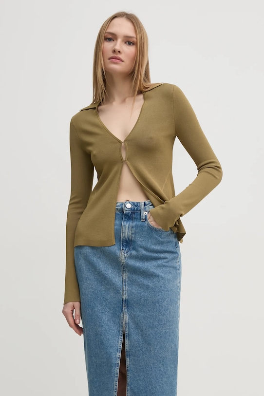 Кардиган Calvin Klein Jeans, зеленый
Кардиган Calvin Klein Jeans, зеленый
