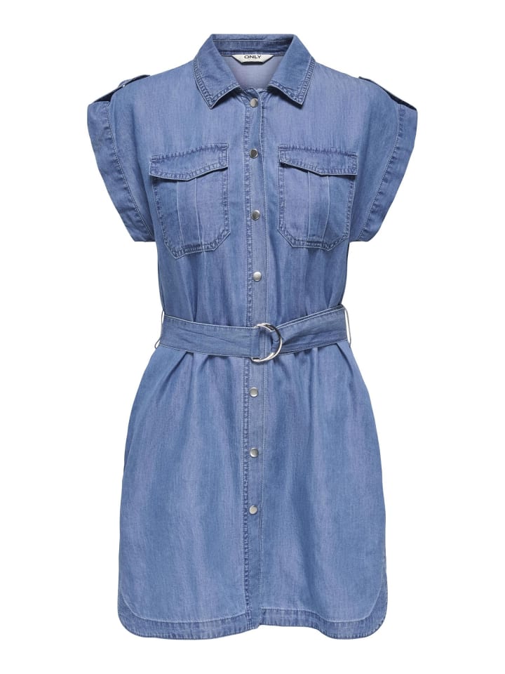 Платье до колена ONLY, Средне-синий деним
Платье до колена ONLY, Средне-синий деним