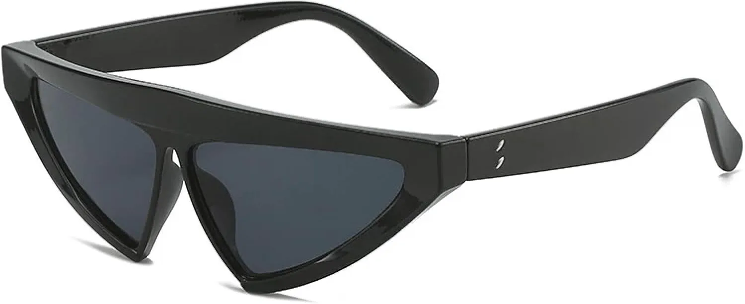 Винтажные солнцезащитные очки «кошачий глаз» треугольной формы для женщин, модные, розовые, с защитой от УФ-излучения UV400, для мужчин HHZZYVY, Black Grey
Винтажные солнцезащитные очки «кошачий глаз» треугольной формы для женщин, модные, розовые, с защитой от УФ-излучения UV400, для мужчин HHZZYVY, Black Grey