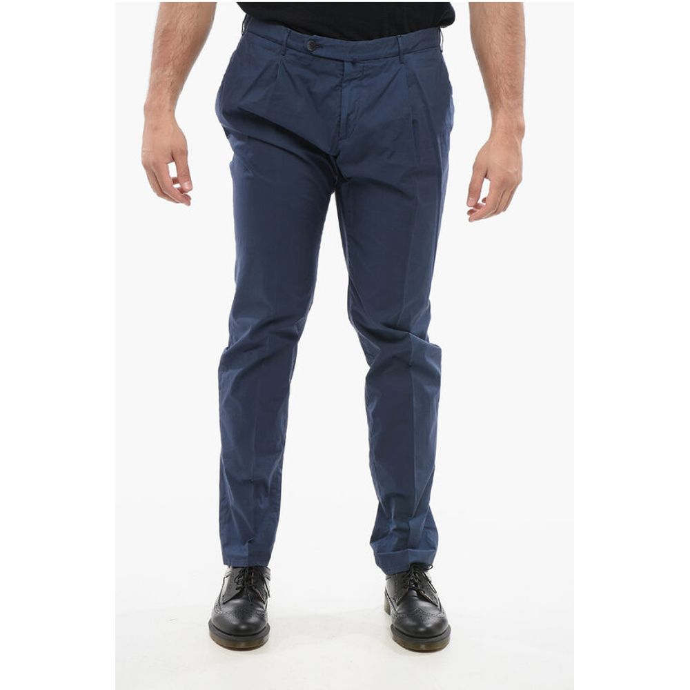 ID HAND-DYED хлопковые брюки-чиносы со складками Corneliani, синий
ID HAND-DYED хлопковые брюки-чиносы со складками Corneliani, синий