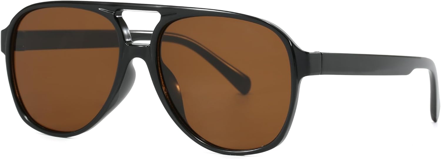 Оптовая продажа 100 ретро-солнцезащитных очков-авиаторов — комплект для перепродажи. Большая оправа, классический стиль 70-х, защита от УФ-излучения UV400 ENSARJOE, 1pc-black/Brown
Оптовая продажа 100 ретро-солнцезащитных очков-авиаторов — комплект для перепродажи. Большая оправа, классический стиль 70-х, защита от УФ-излучения UV400 ENSARJOE, 1pc-black/Brown