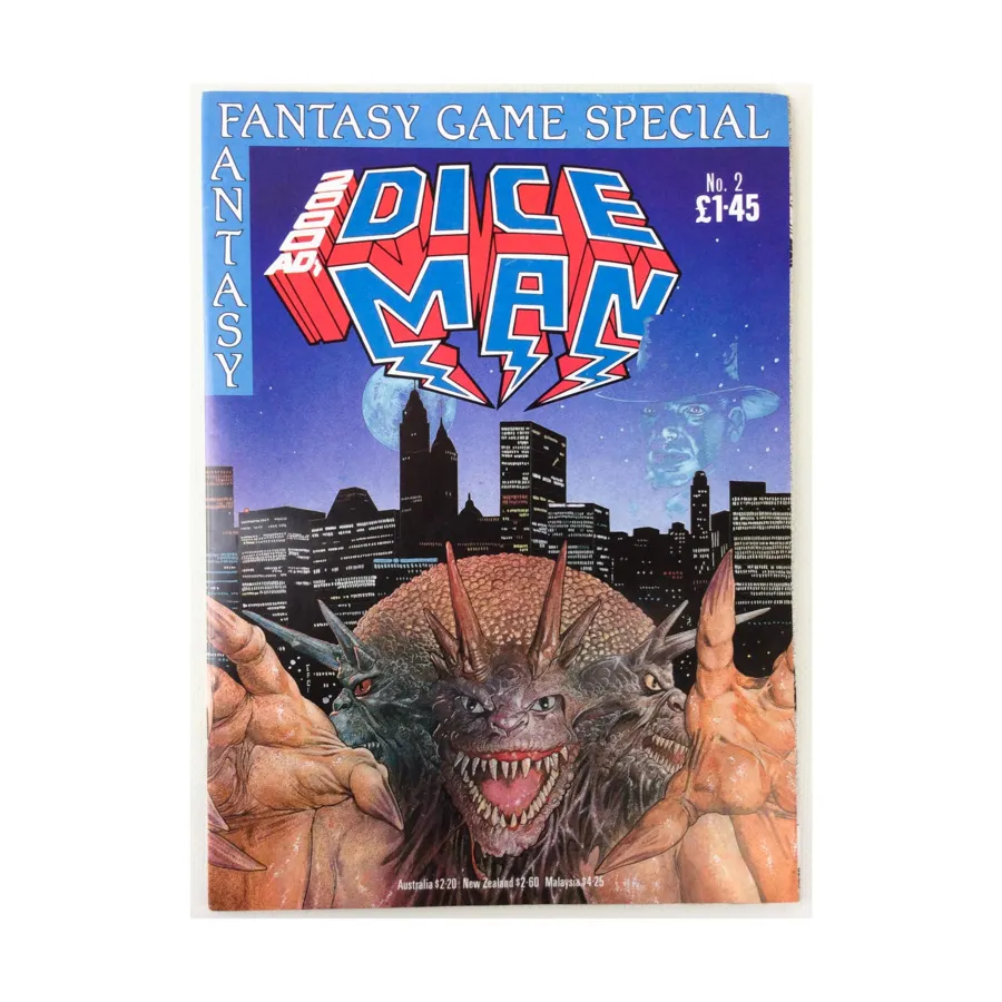 Журнал #2 "ABC Warrior vs. Volgo, You Are the Dice Man, Slaine in Dragoncorpse", 2000 AD's Dice Man
Журнал #2 "ABC Warrior vs. Volgo, You Are the Dice Man, Slaine in Dragoncorpse", 2000 AD's Dice Man