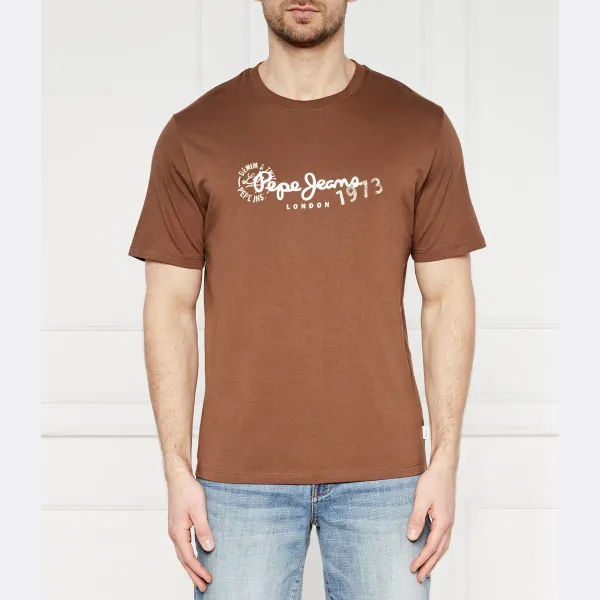 Футболка стандартного кроя Pepe Jeans London, коричневый
Футболка стандартного кроя Pepe Jeans London, коричневый