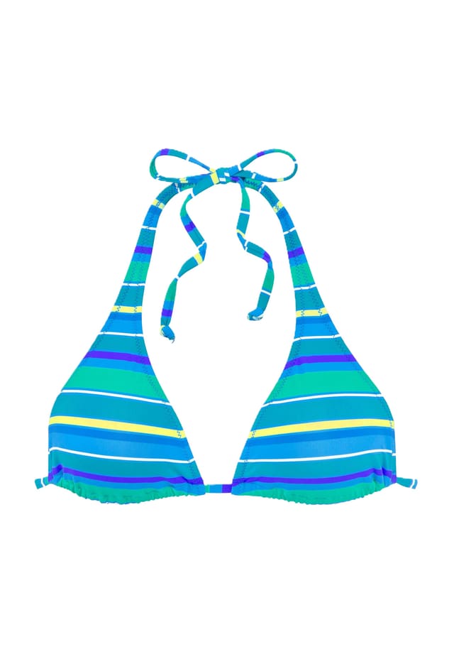 Забавный бикини-топ с лямкой через шею S.Oliver, бирюзовый
Забавный бикини-топ с лямкой через шею S.Oliver, бирюзовый