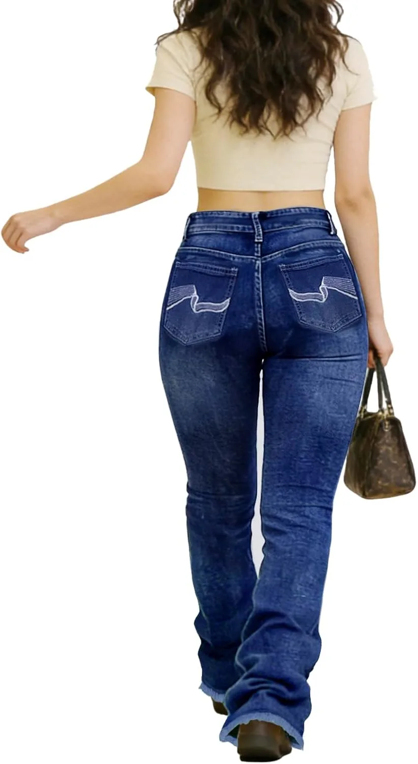 Женские джинсы Cuyulitcik Bell Bottom High Waisted Plus Size Stretchy Bootcut с вышивкой QERINTE
Женские джинсы Cuyulitcik Bell Bottom High Waisted Plus Size Stretchy Bootcut с вышивкой QERINTE