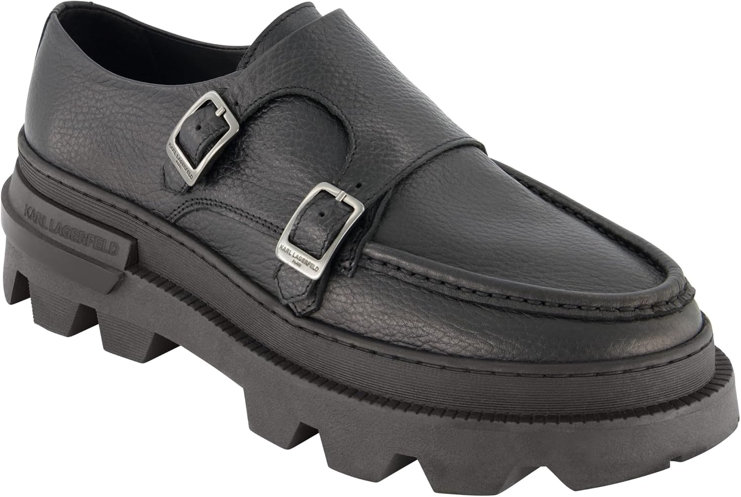 Мужские туфли Karl Lagerfeld из мягкой кожи с застежкой-монк и носком типа мок с отделкой, черный
Мужские туфли Karl Lagerfeld из мягкой кожи с застежкой-монк и носком типа мок с отделкой, черный