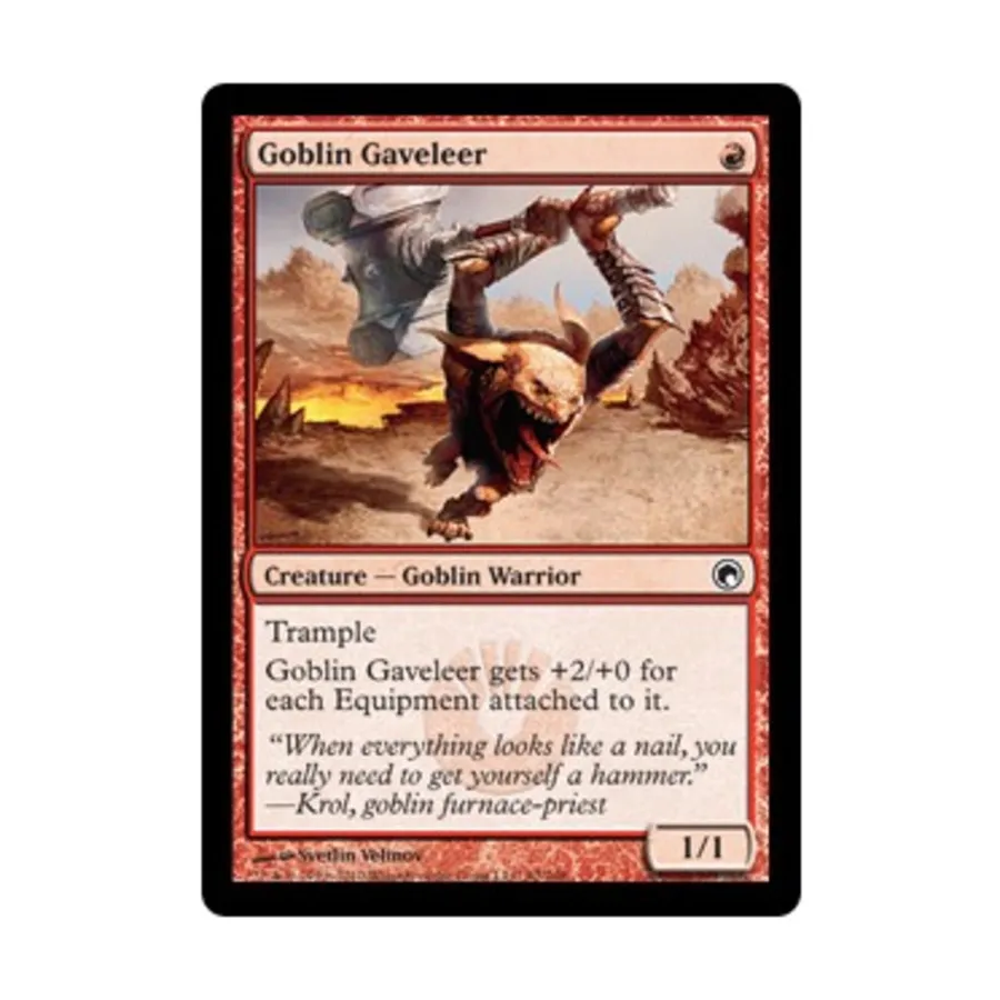 CCG Гоблин-гавелир (клавиша C), MTG - Scars of Mirrodin
CCG Гоблин-гавелир (клавиша C), MTG - Scars of Mirrodin