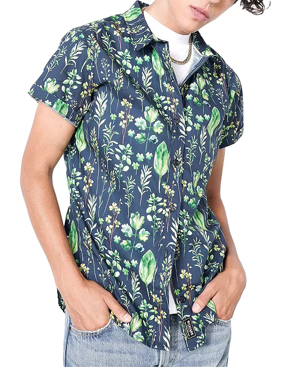 Незаменимая рубашка на пуговицах Wildfang, зеленый
Незаменимая рубашка на пуговицах Wildfang, зеленый