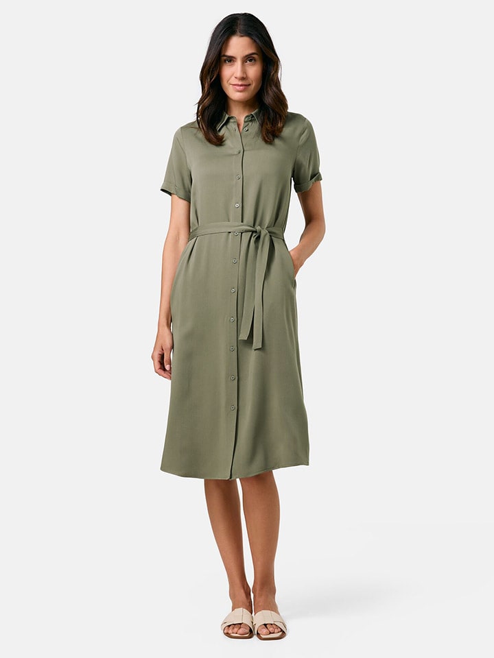 Платье до колена Gerry Weber, хаки 
Платье до колена Gerry Weber, хаки