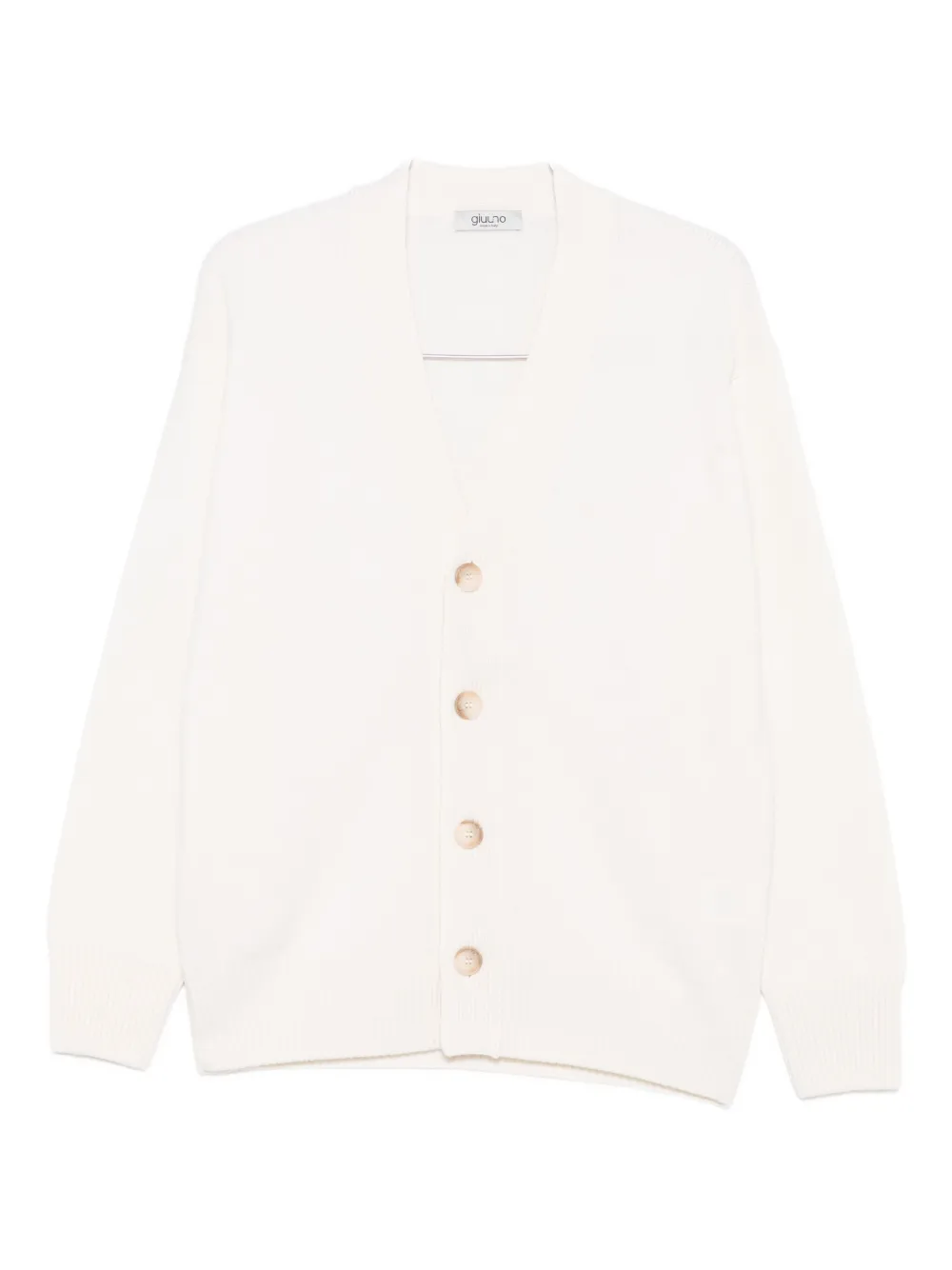 Кардиган с V-образным вырезом Giuuno, белый
Кардиган с V-образным вырезом Giuuno, белый