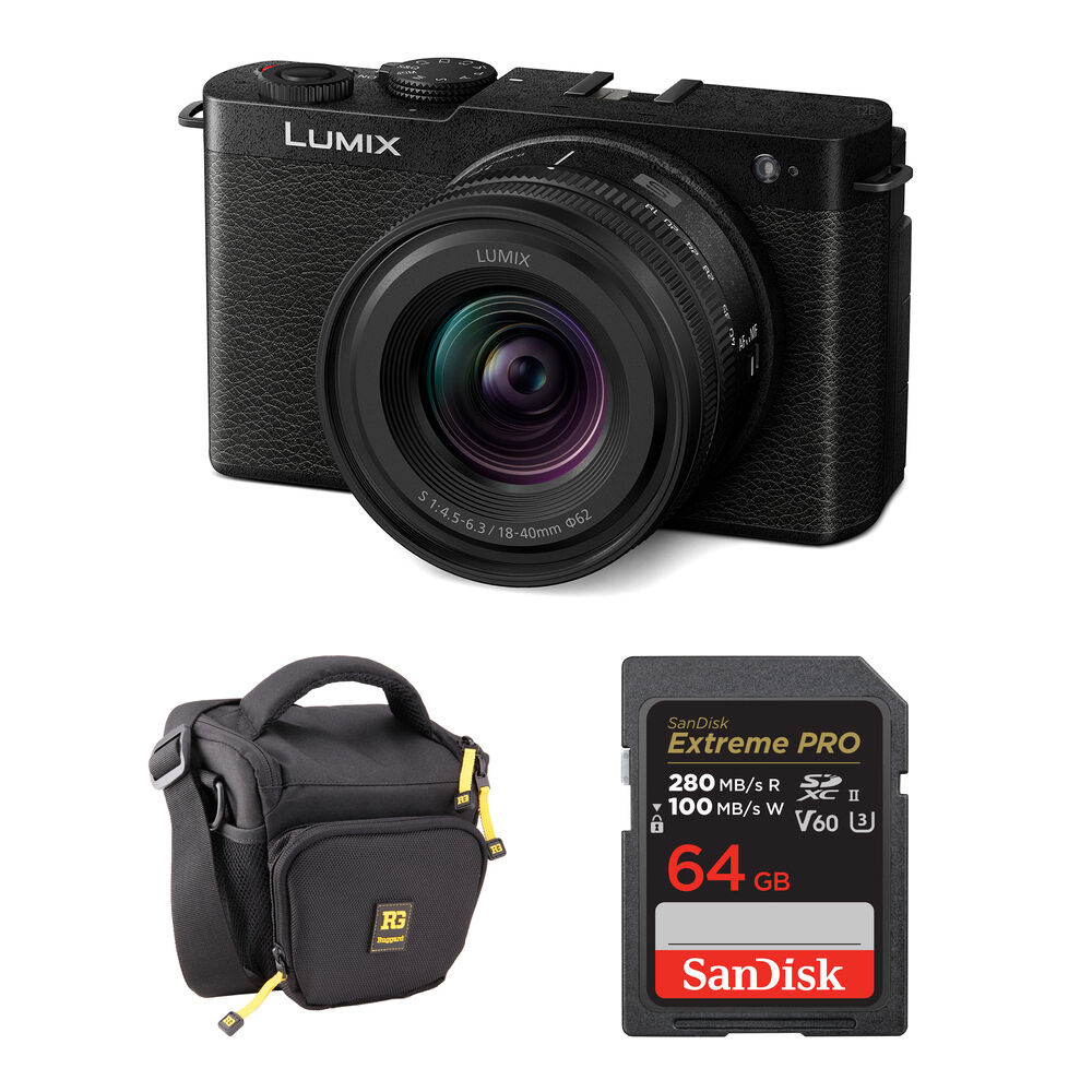 Беззеркальная камера Panasonic Lumix S9 Mirrorless Camera with 18-40mm f/4.5-6.3 Lens, Черный, Беззеркальная камера Panasonic Lumix S9 Mirrorless Camera with 18-40mm f/4.5-6.3 Lens
Беззеркальная камера Panasonic Lumix S9 Mirrorless Camera with 18-40mm f/4.5-6.3 Lens, Черный, Беззеркальная камера Panasonic Lumix S9 Mirrorless Camera with 18-40mm f/4.5-6.3 Lens