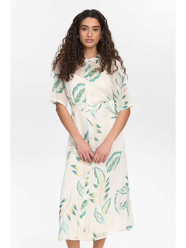 NÜMPH Платье "Нукиндалл" кремово-зеленого цвета
NÜMPH Платье "Нукиндалл" кремово-зеленого цвета