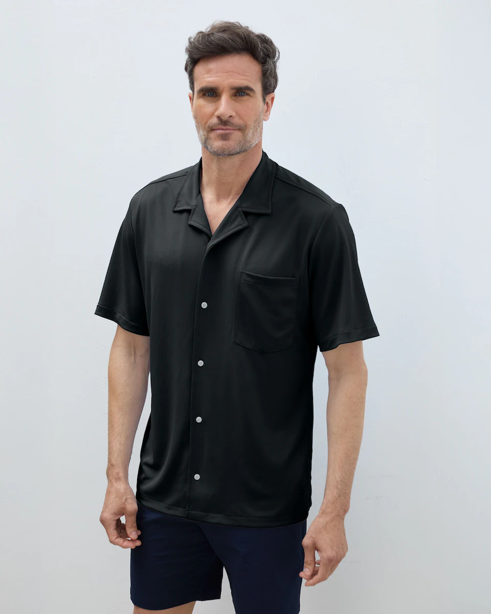 Мужская рубашка с охлаждающим эффектом, короткий рукав Sepiia, черный
Мужская рубашка с охлаждающим эффектом, короткий рукав Sepiia, черный