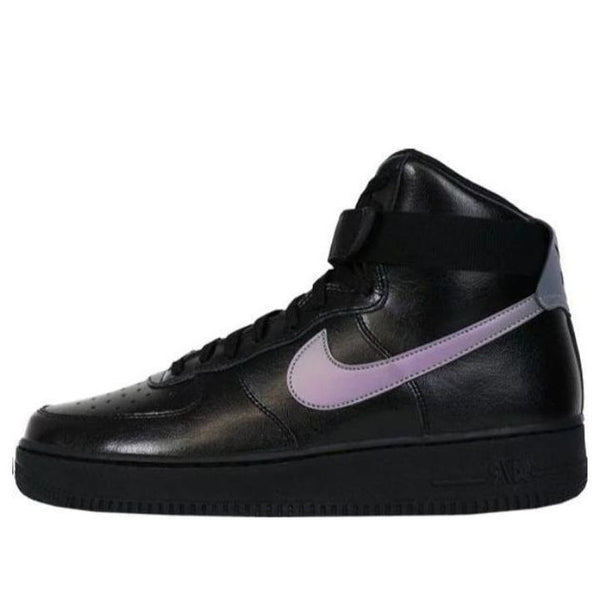 Кроссовки air force 1 high 'black' Nike, черный 
Кроссовки air force 1 high 'black' Nike, черный