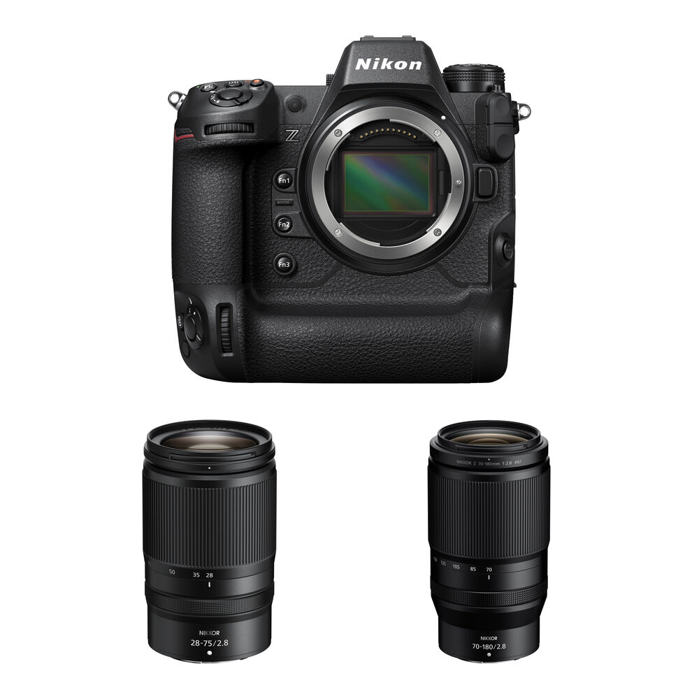Беззеркальная камера Nikon Z9 Mirrorless Camera with 28-75mm f/2.8 and 70-180mm f/2.8
Беззеркальная камера Nikon Z9 Mirrorless Camera with 28-75mm f/2.8 and 70-180mm f/2.8