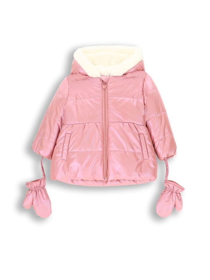 Зимняя куртка приглушенно-розового цвета Coccodrillo
Зимняя куртка приглушенно-розового цвета Coccodrillo