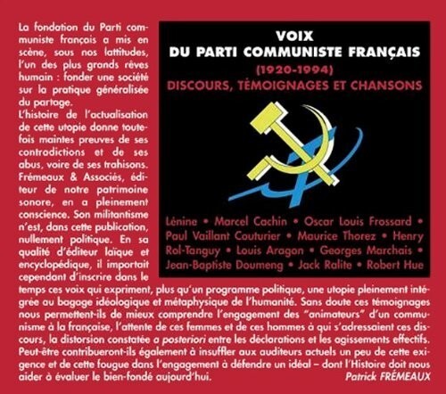 CD диск Great Voices of French Communism / Various: Great Voices of French Communism
CD диск Great Voices of French Communism / Various: Great Voices of French Communism