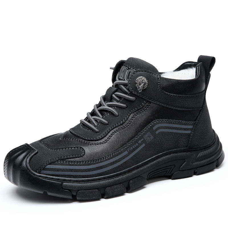 Износостойкие противоскользящие высокие повседневные ботинок мужские черные ZUWUDONG
Износостойкие противоскользящие высокие повседневные ботинок мужские черные ZUWUDONG