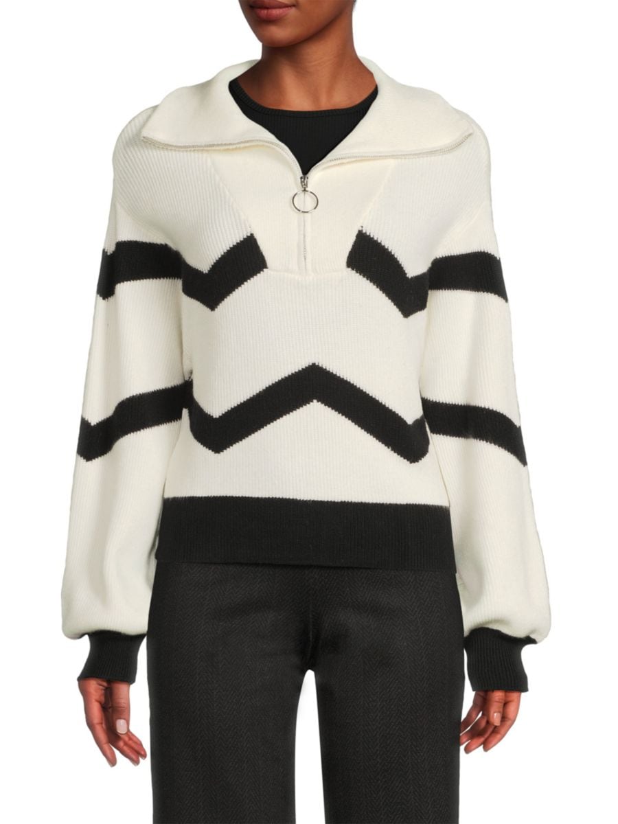 Свитер на молнии из ребристой ткани Laundry by Shelli Segal, цвет Marshmallow Black
Свитер на молнии из ребристой ткани Laundry by Shelli Segal, цвет Marshmallow Black