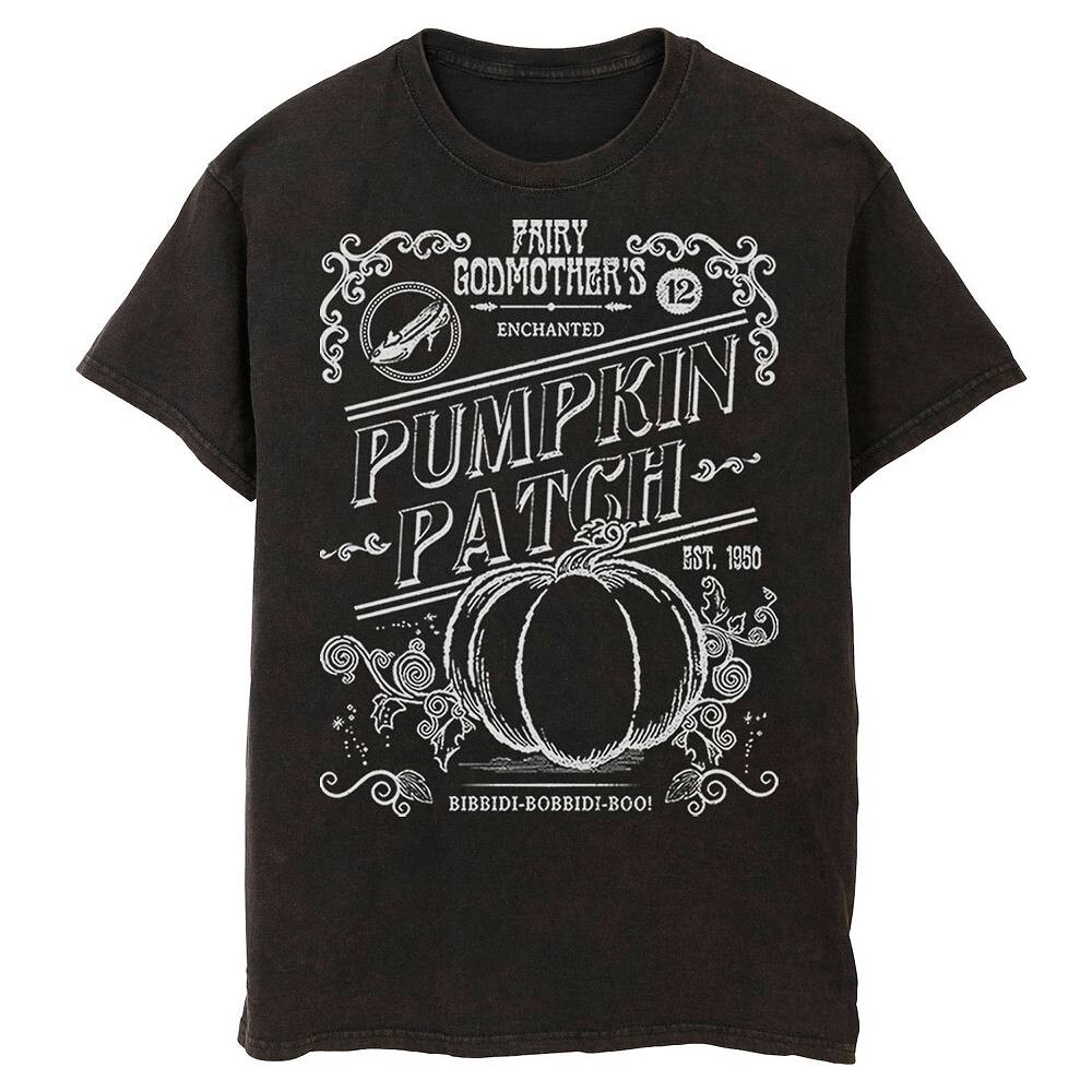 Мужская футболка Disney's Cinderella с нашивкой тыквы на Хэллоуин, черный
Мужская футболка Disney's Cinderella с нашивкой тыквы на Хэллоуин, черный