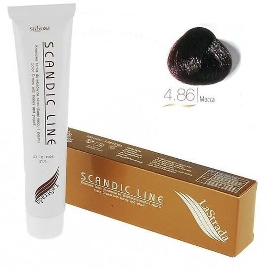 4.86 mocca Крем-краска для волос Scandic Line LaStrada 100мл
4.86 mocca Крем-краска для волос Scandic Line LaStrada 100мл
