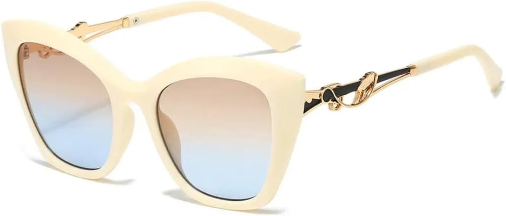 Модные солнцезащитные очки в крупной оправе для женщин, стильные, изысканные, в форме «кошачьего глаза» и «бабочки», с защитой от УФ-излучения UV400 TVTBBVV, 3249-c6
Модные солнцезащитные очки в крупной оправе для женщин, стильные, изысканные, в форме «кошачьего глаза» и «бабочки», с защитой от УФ-излучения UV400 TVTBBVV, 3249-c6