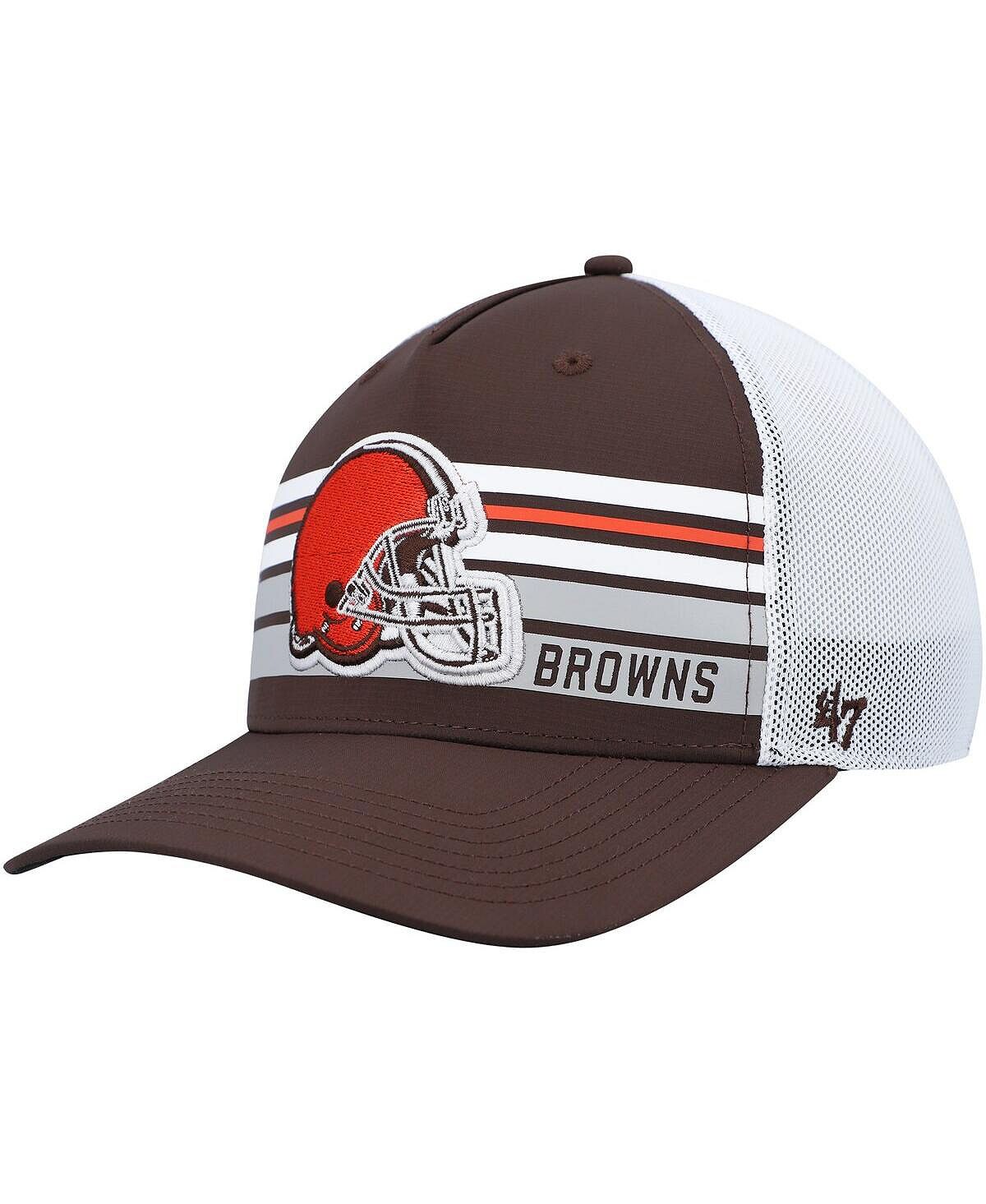 Мужская коричневая кепка Cleveland Browns Altitude II MVP Trucker Snapback '47 Brand
Мужская коричневая кепка Cleveland Browns Altitude II MVP Trucker Snapback '47 Brand