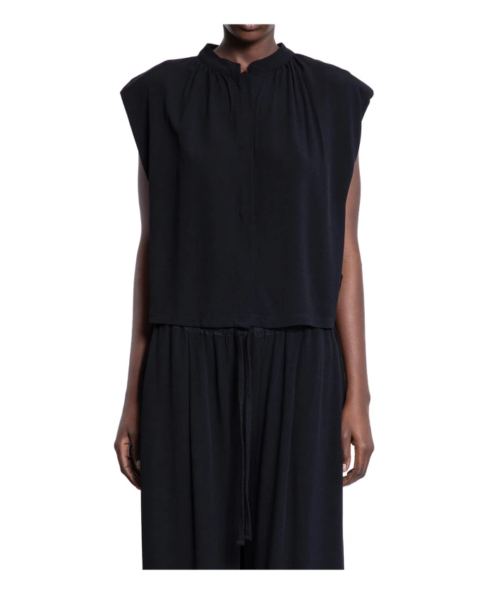 Черная блузка из вискозного трикотажа Thom Krom, черный
Черная блузка из вискозного трикотажа Thom Krom, черный