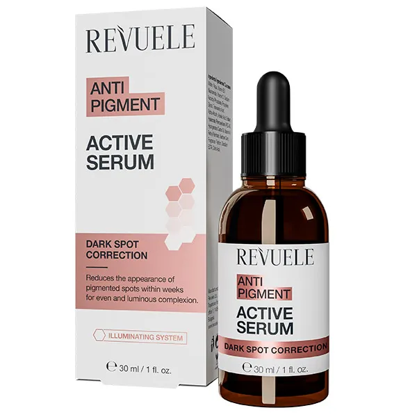 Коррекция темных пятен Anti Pigment Active Serum Revuele, 30 ml
Коррекция темных пятен Anti Pigment Active Serum Revuele, 30 ml