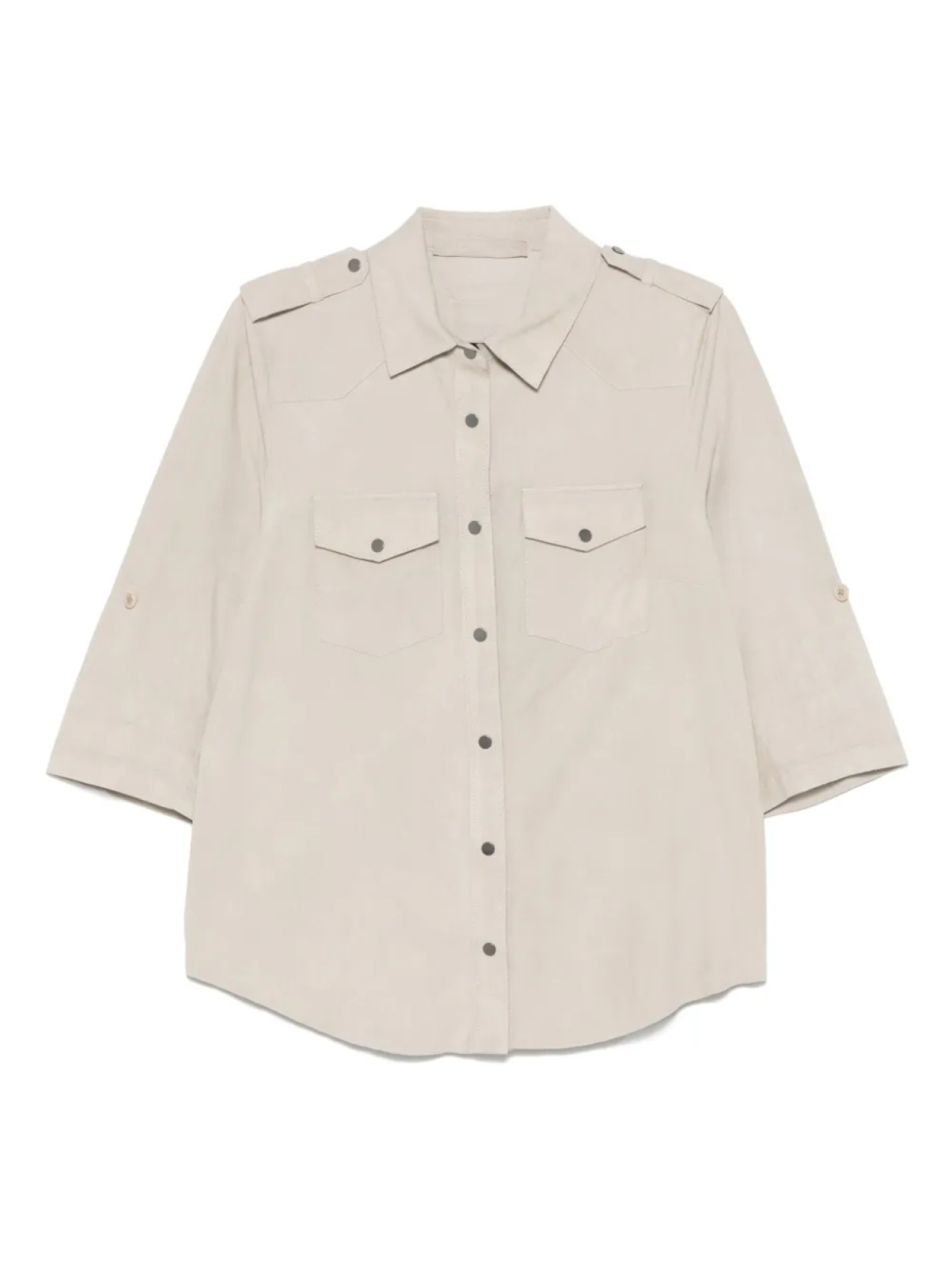 Замшевая рубашка Salvatore Santoro, серый
Замшевая рубашка Salvatore Santoro, серый