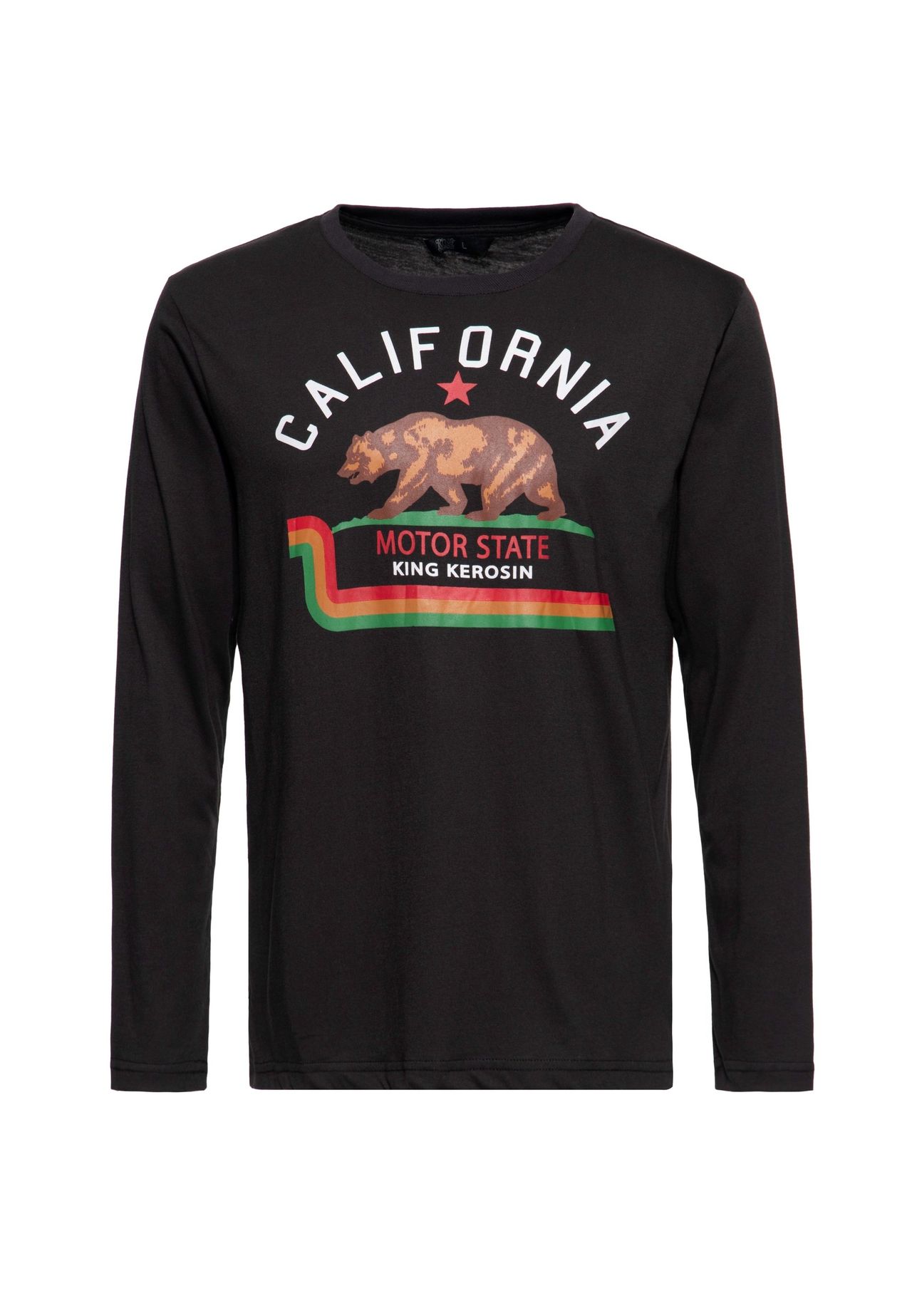 Рубашка с длинными рукавами и принтом «Калифорния» KING KEROSIN, черный
Рубашка с длинными рукавами и принтом «Калифорния» KING KEROSIN, черный