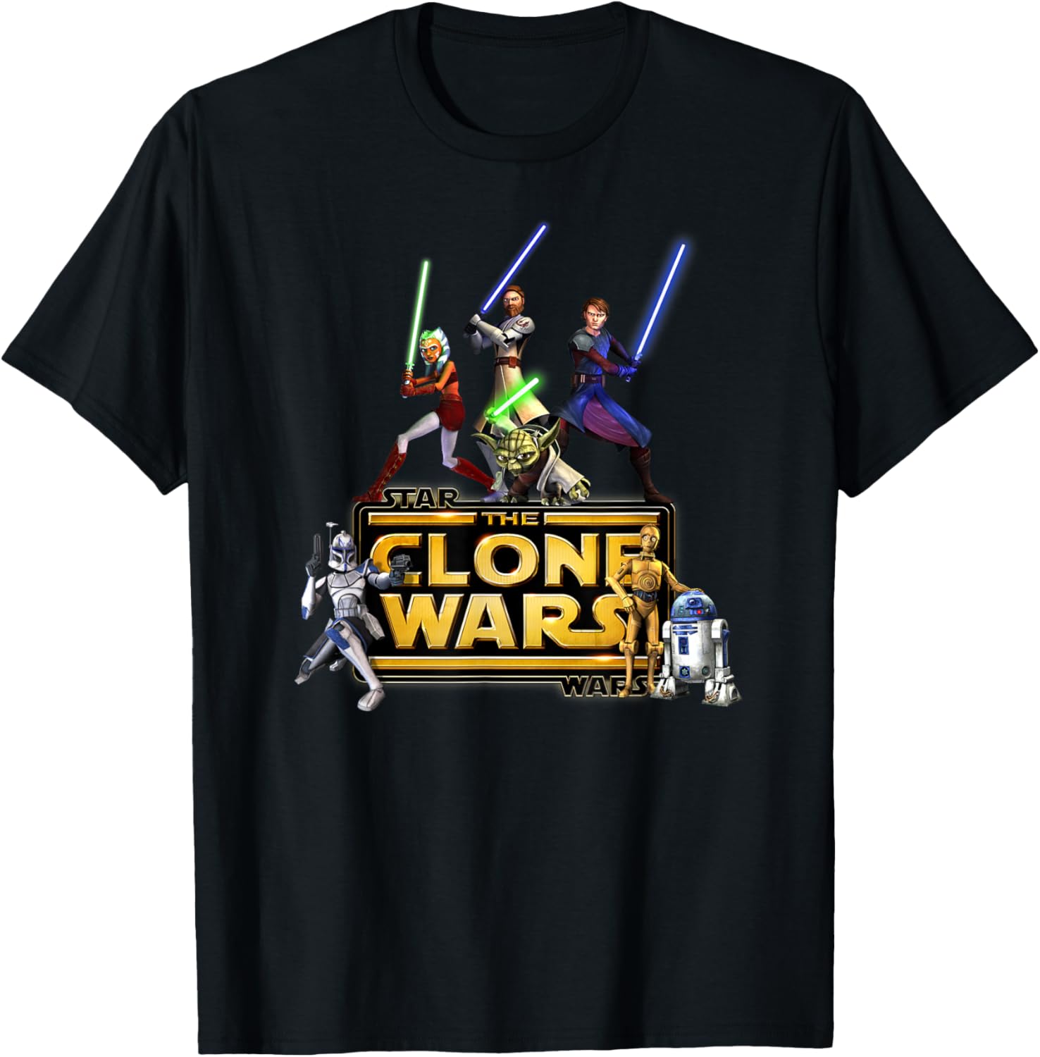 Футболка Star Wars Clone Wars Jedi Warriors, черная
Футболка Star Wars Clone Wars Jedi Warriors, черная